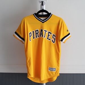 Majestic Yellow Pirates Kids Jersey